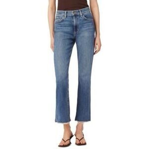 Joe S Jeans Women S the Callie Crop Raw Hem Jeans Blue Size 28